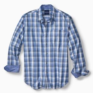 EUC Tommy Bahama Plaid Ali Stretch Shirt